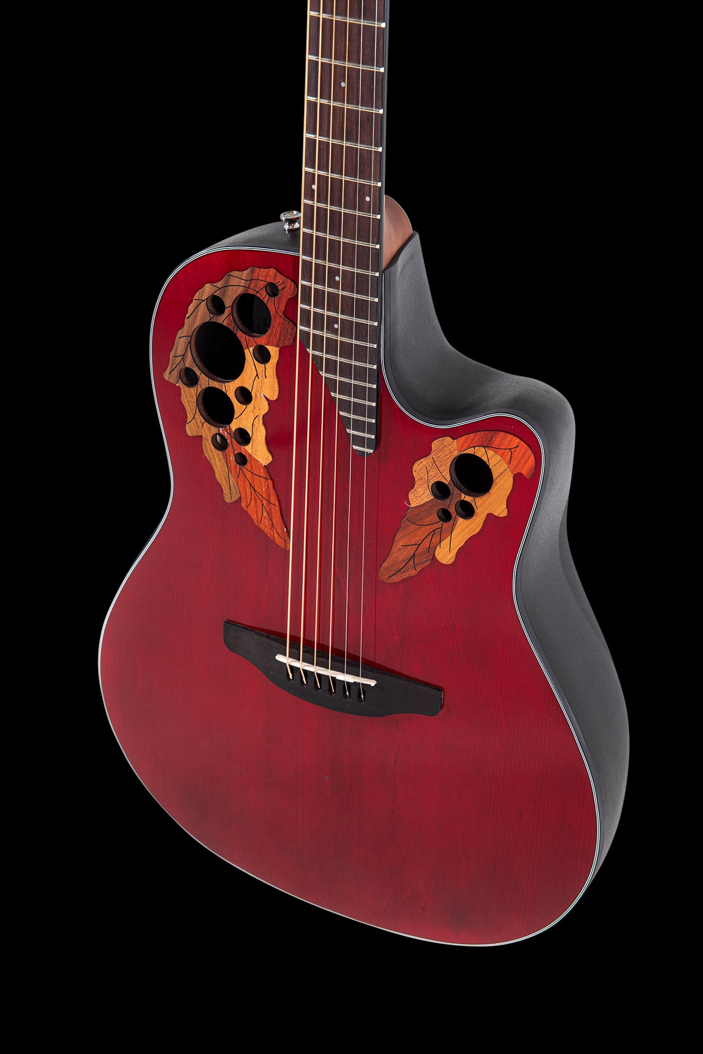 Ovation CE48-RR Celebrity Elite Mid Cutaway Electric Acoustic Guitar