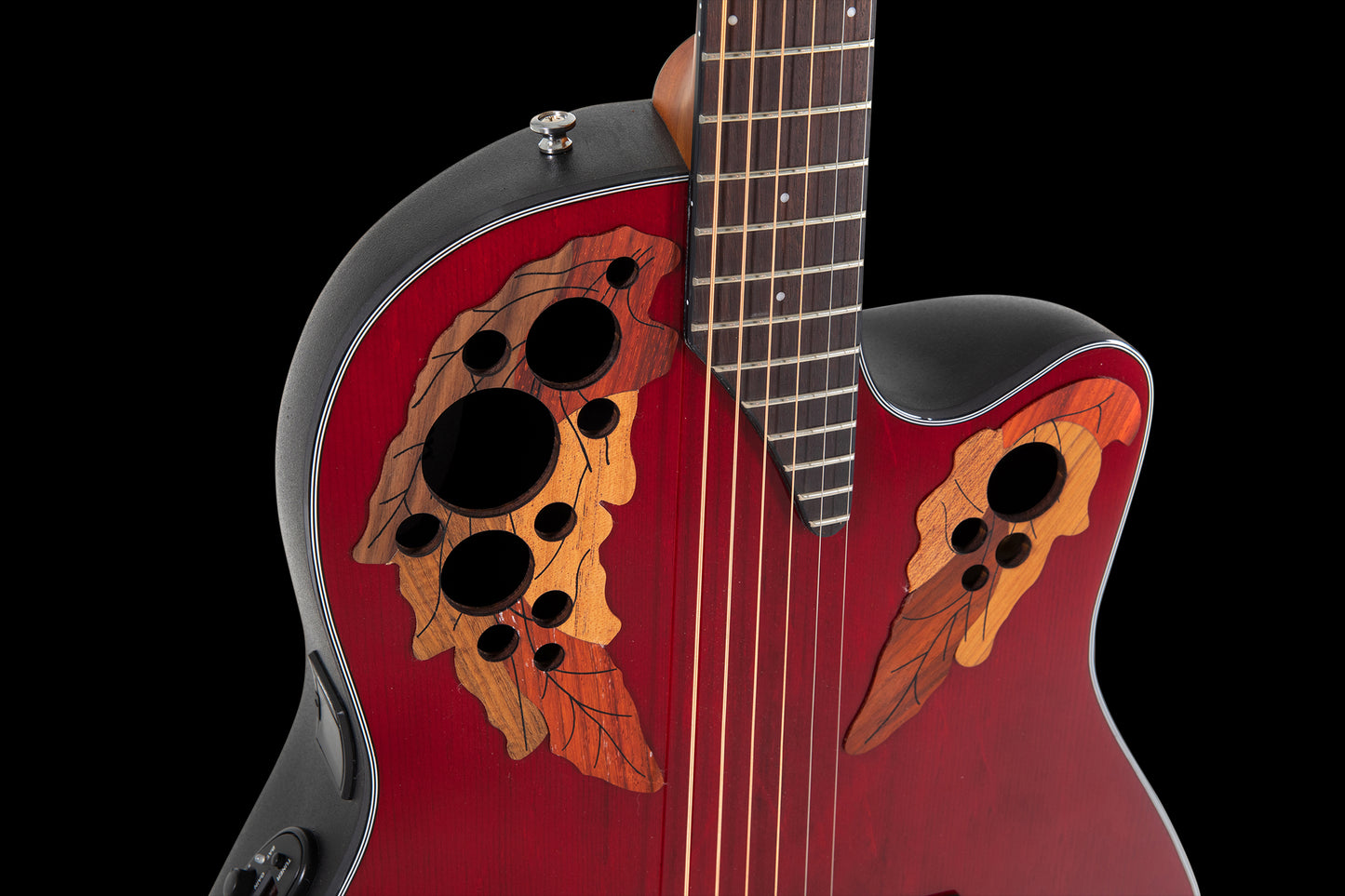 Ovation CE48-RR Celebrity Elite Mid Cutaway Electric Acoustic Guitar