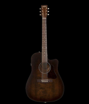 Art & Lutherie Americana Bourbon Burst CW Q1T Electric Acoustic Guitar