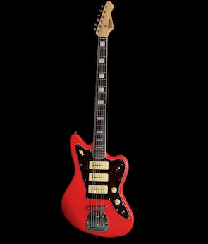 Revelation RJT 60 B Fiesta Red 6 String Electric Guitar/Bass - Pre Order Now