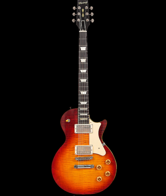 Heritage H150-CC-PT-DCS-AA Custom Core Flame Top Artisan Aged Dark Cherry Sunburst Electric Guitar - Pre Order Now