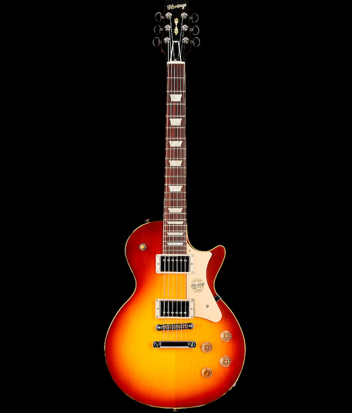 Heritage H150 Custom Core Plain Top Dark Cherry Sunburst Electric Guitar