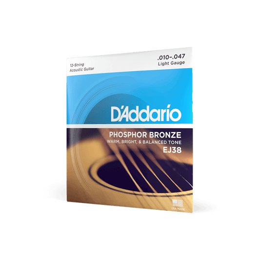 D'Addario EJ38 Acoustic strings. 12 String set
