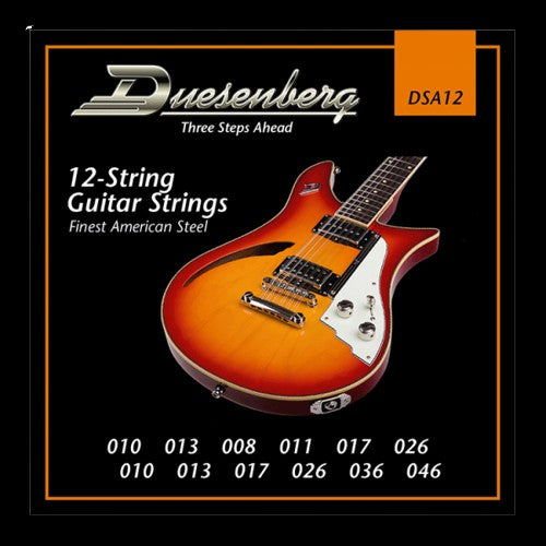 Duesenberg DSA12 Electric Guitar 12 String Set (10-46)